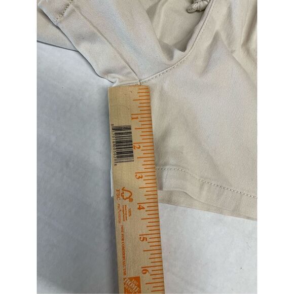 Time And Tru Womens Size XS 0-2 Paperbag Shorts Drawstring Pockets Almond NWT A1 - Picture 4 of 6